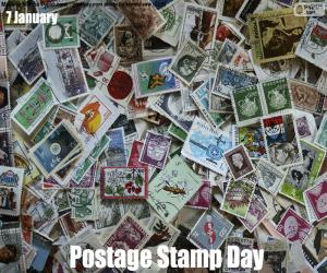Puzzle Ημέρα γραμματοσήμων